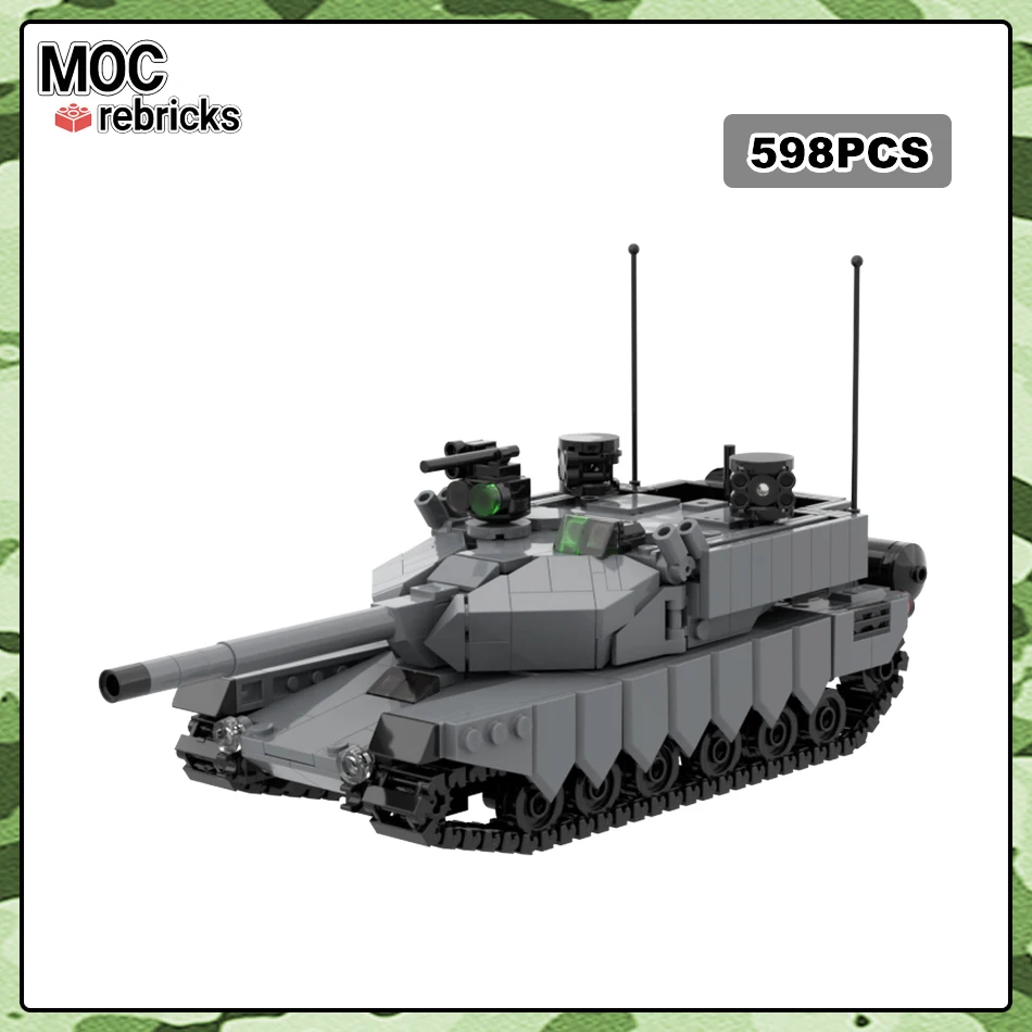 

MOC Building Block Military Series Infantry Fighting Vehicles Type 00A3 Main Battle Tank Assembly Model Bricks Puzzle Toys Gift