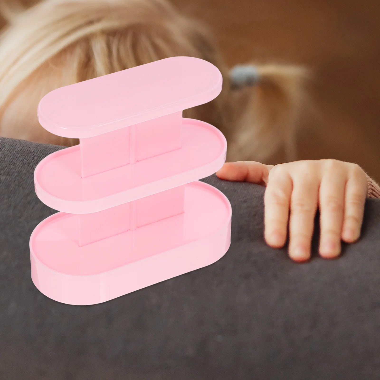 Mini Storage Rack Ornaments for Kids Miniature Furniture Decorative House Shelf Child