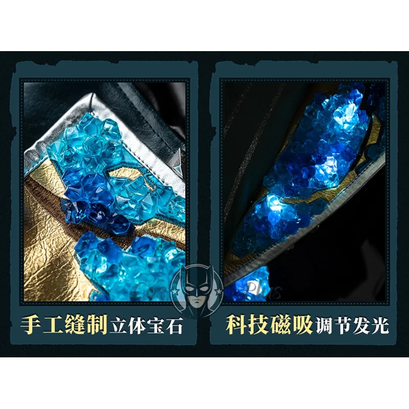 الهوية الخامس المحنط تأثيري حلي ايسوب كارل قناع موحد لعبة هالوين كرنفال أنيمي بدلة حفلة ملابس تنكرية