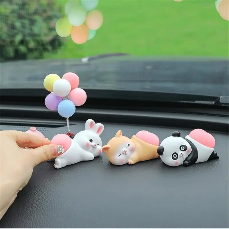 

02DE Stress Reliever Resin Toy Ornament Adorable For Car Inner Living Room Decoration