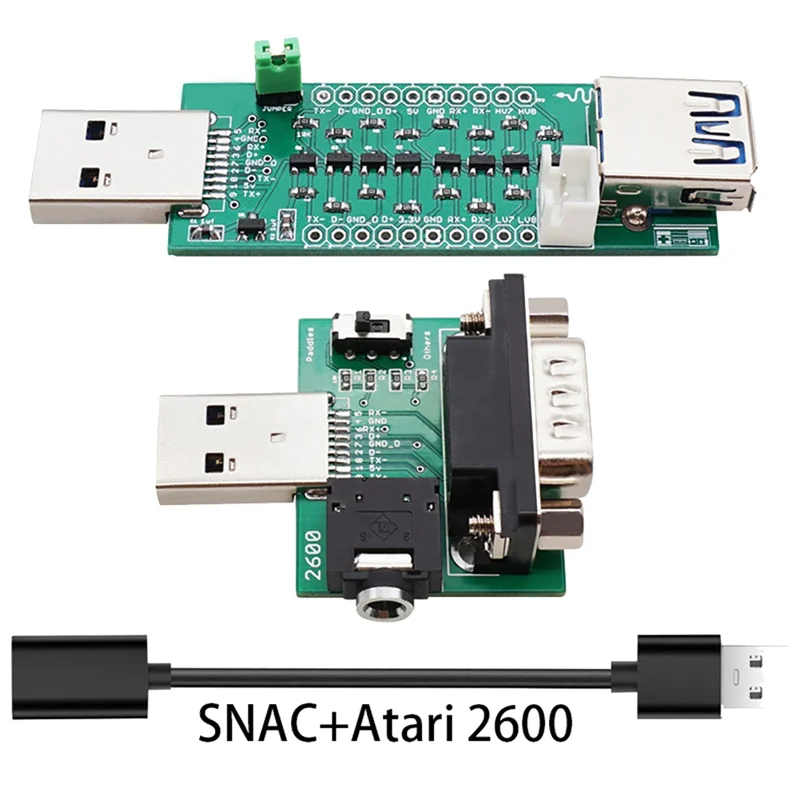 USB 3.0 SNAC Adapter+Atari 2600 for Mister Game Controller Conveter for DE10Nano MiSTer FPGA Mister IO Board