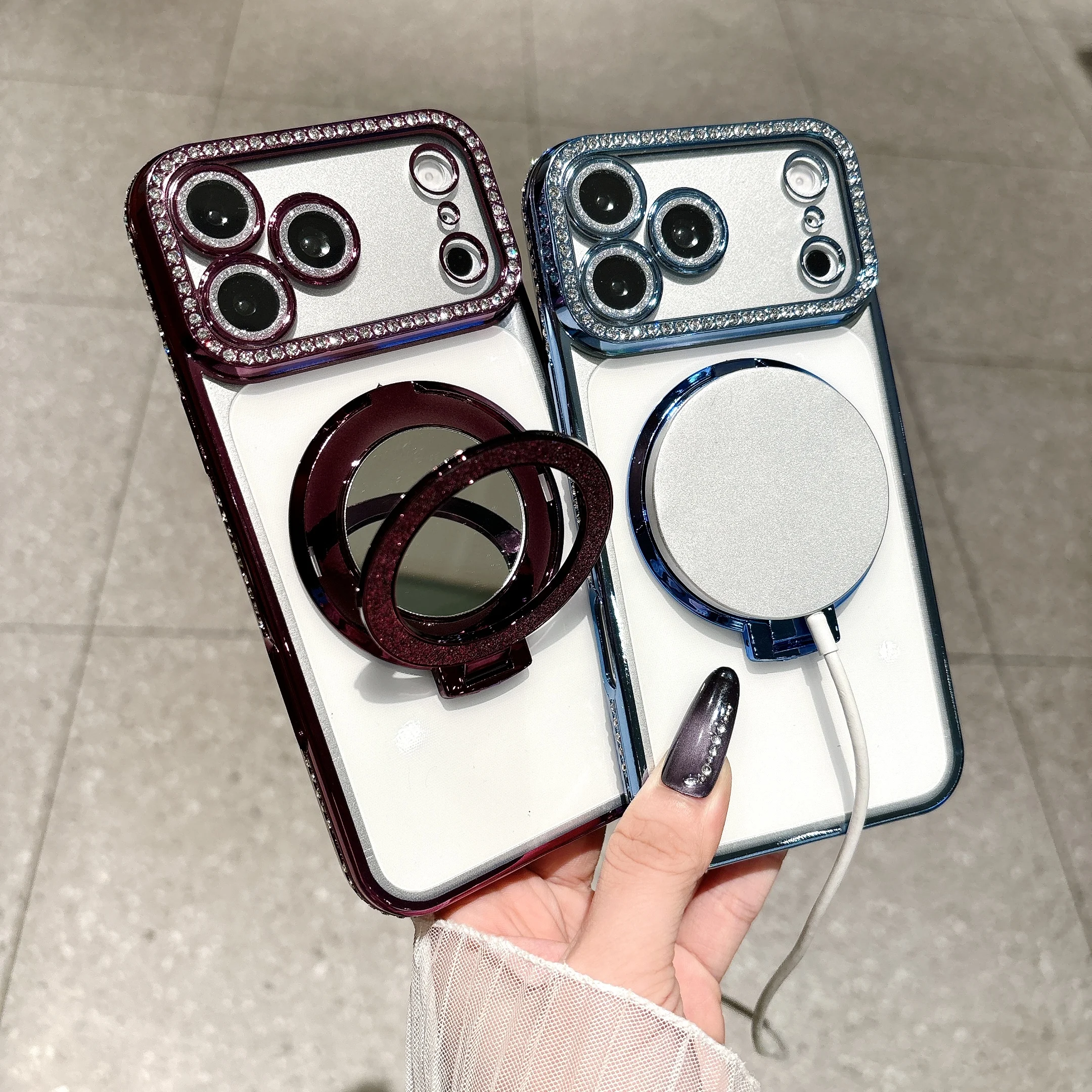 Funda magnética de lujo con so - Magnetic Charging Stand reseña y precio