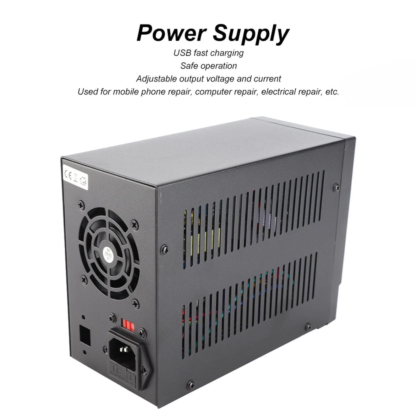 

DPS3010U Adjustable Power Supply USB Fast Charging 10A 4‑Digit Maintenance Power Supply Electrical Instrument Power Supply