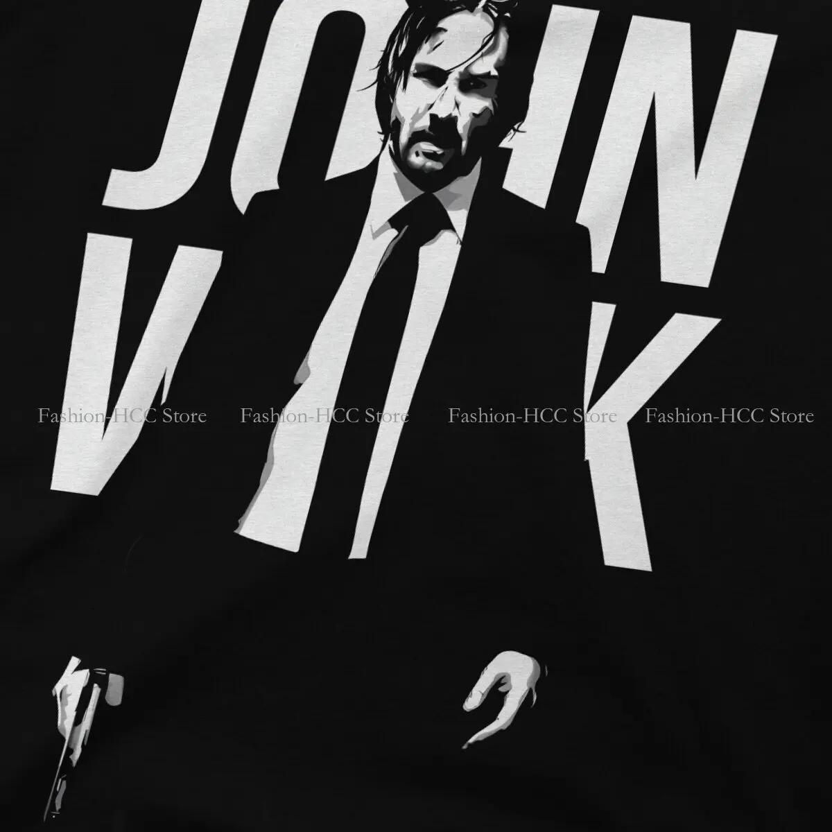 Cool Man Style Polyester TShirt John Wick Top Quality Hip Hop Graphic T Shirt Short Sleeve