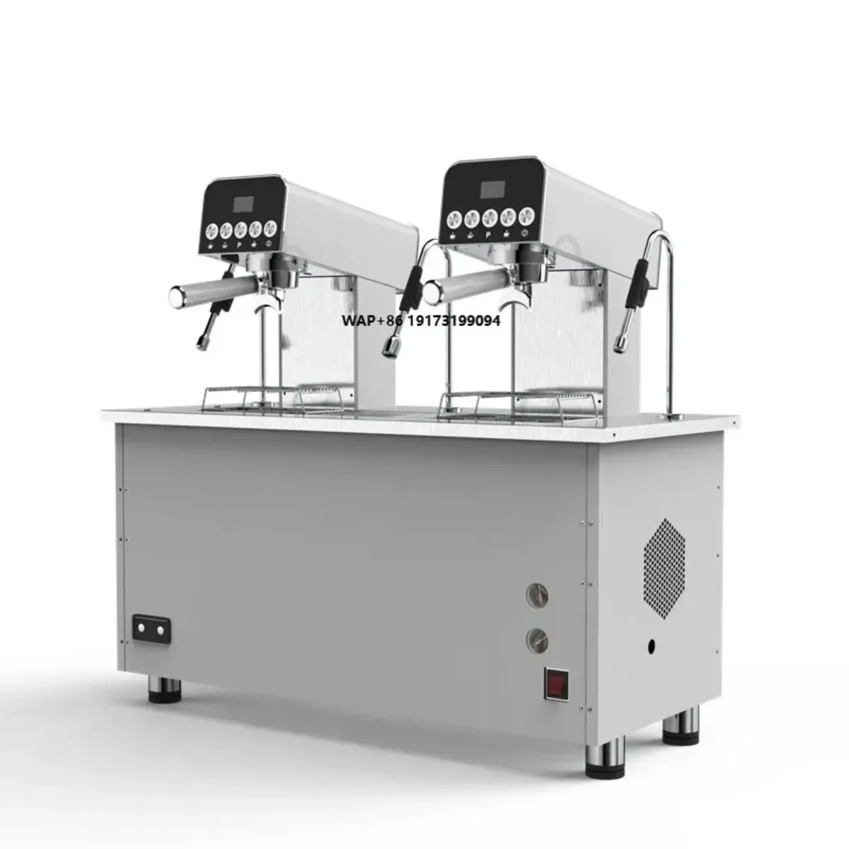 13L Commercial Electric Tea & Coffee Maker Machine Big Boilers Espresso for Milk Tea Buit-In Stainless Steel Housing