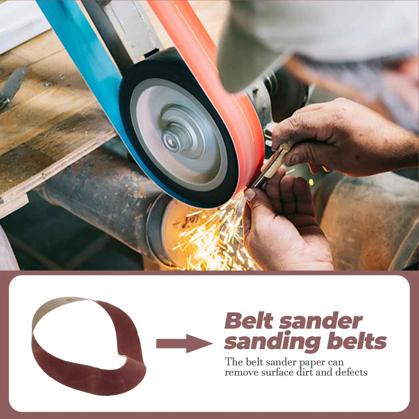 

Запасные шлифовальные ленты 320-Grit для деревообрабатывающих станков: точное управление, бумага для ленточной шлифмашины, инструменты для деревообработки