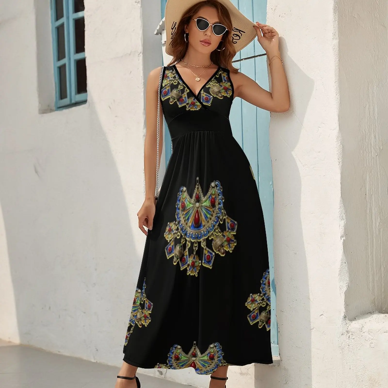 Kabyle jewelry Sleeveless Dress summer dresses summer dress for women 2023 Dress women