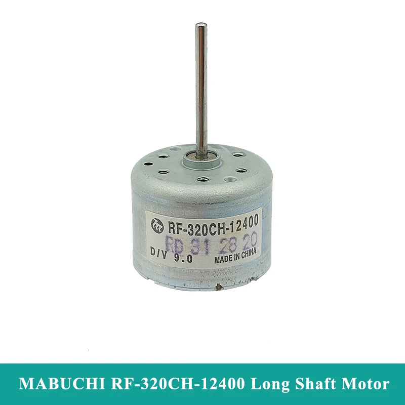 

MABUCHI Mini RF-320 Motor D/V 9.0 DC 6V 9V 12V Micro 24mm Round Spindle Motor 22mm Long Shaft DIY DC DVD Player Accessories