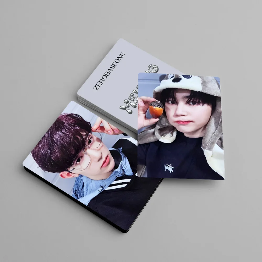 55Pcs/Set Kpop Idol ZB1 New Album MELTING POINT Photocards HD Printed Lomo Cards ZEROBASEONE ZHANGHAO Ricky YUJIN Fans Gifts