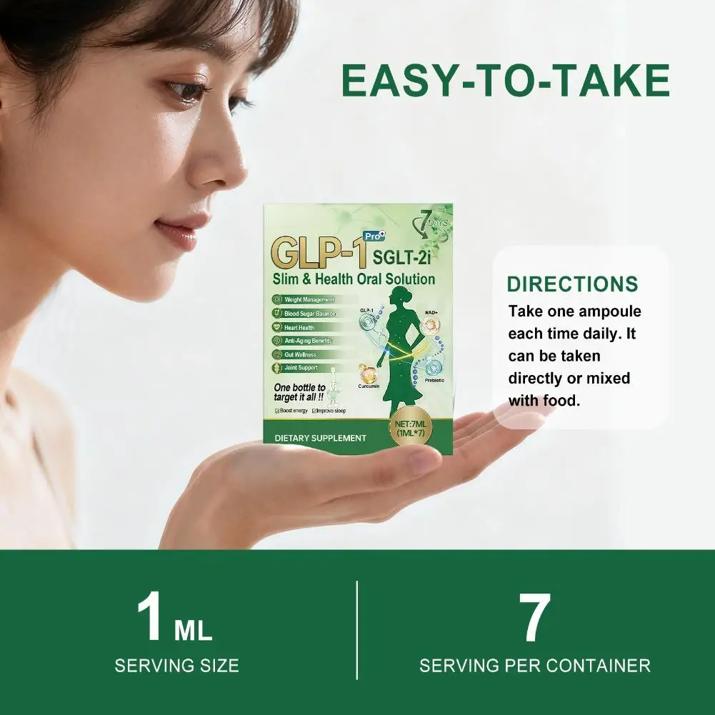 GLP-1 Weight Loss Drops Energy Boost Appetite Suppressant Blood Sugar Providing Comprehensive Metabolic Support Feminine Care