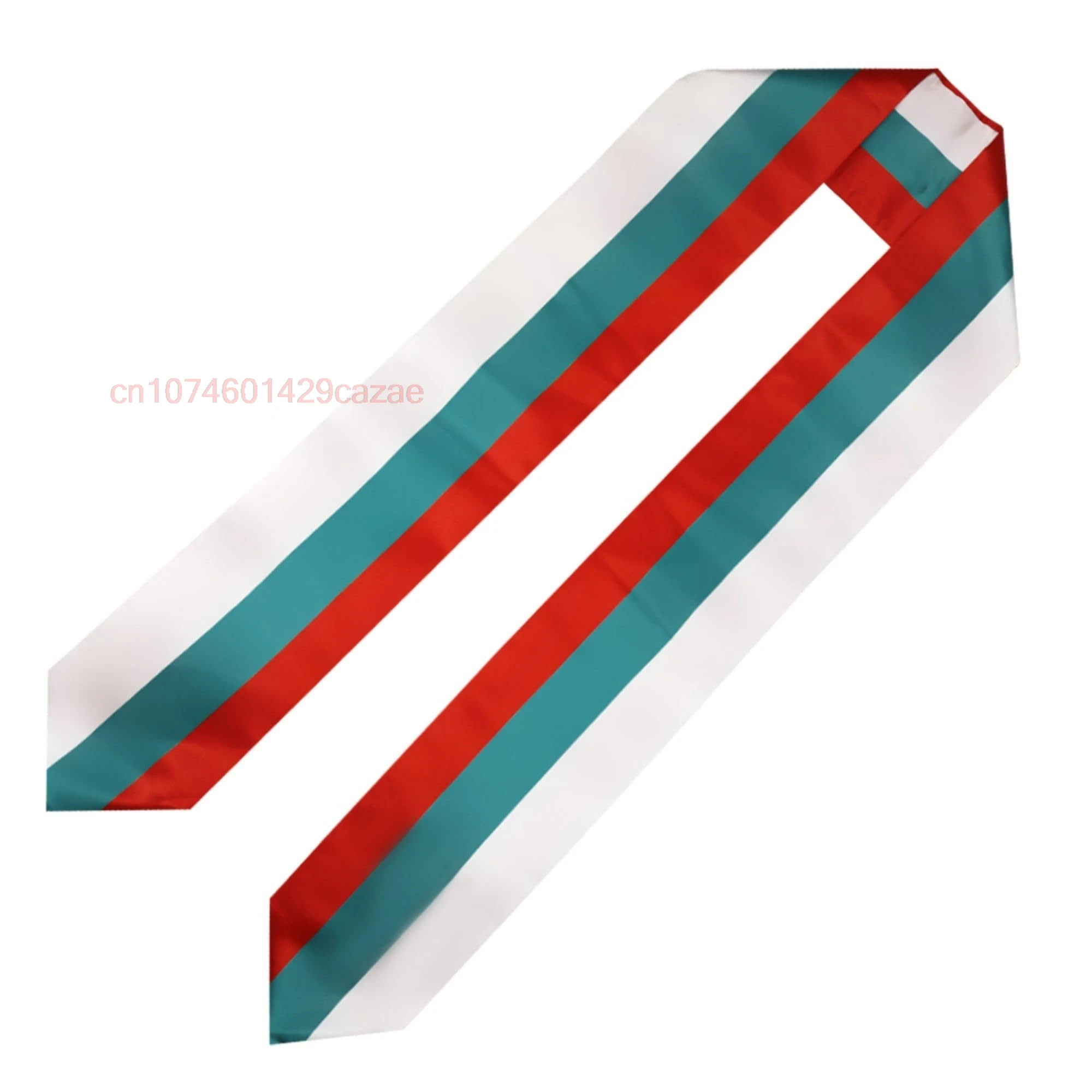 Bulgaria Flag 180*15CM Graduation Sash Stole Scarf Double Sided for Study Aboard International Class Of 2024