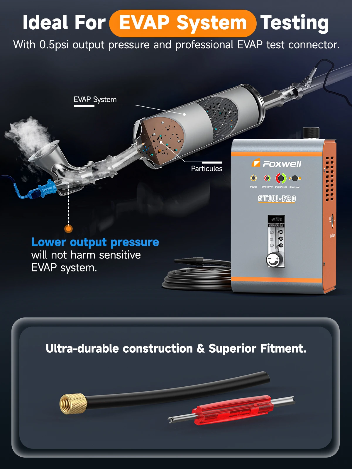 FOXWELL ST101 PRO EVAP เครื่อง - Workshop Tools Car บทวิจารณ์และราคา