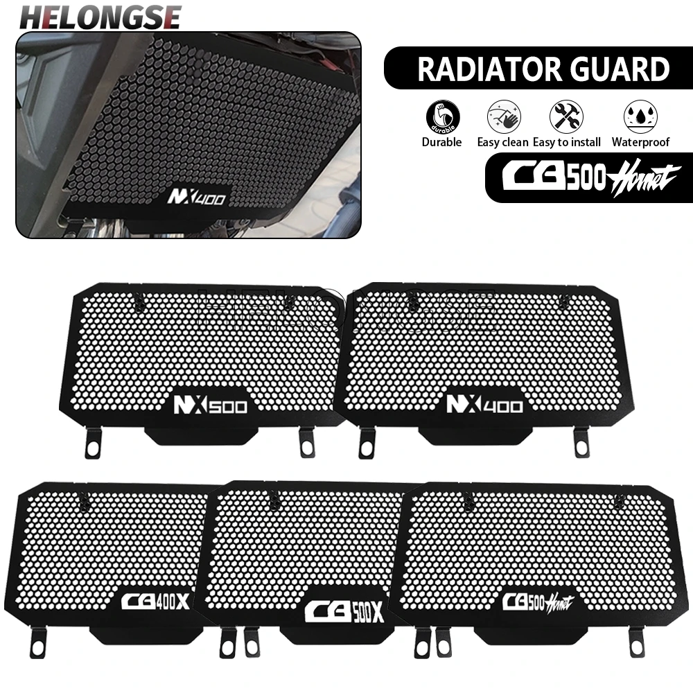 For Honda NX400 CB500 CB 500 Hornet 2024 2025 2026 2027 NX500 Motorcycle Radiator Grille Guard Mesh Protection Protector Cover