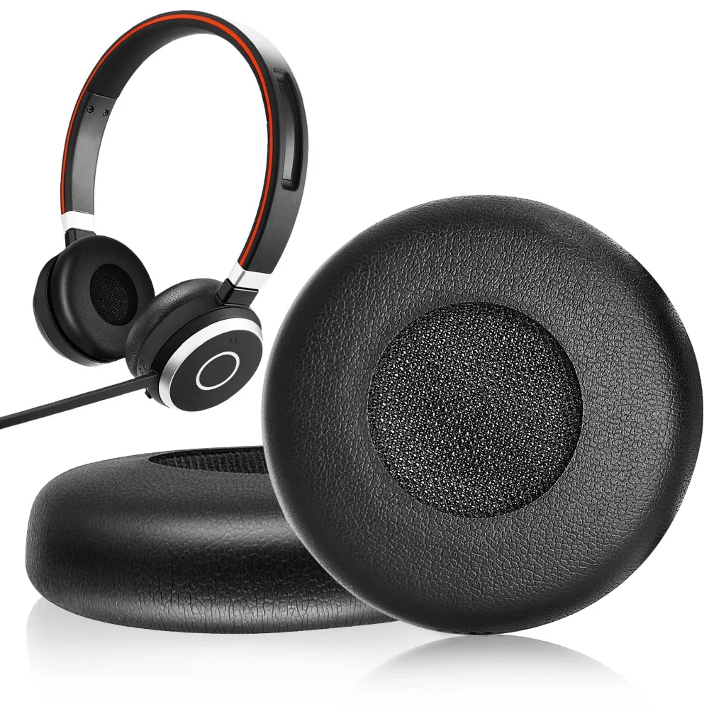 1 para zamienne Earpads wkładki do uszu naprawa części do obsługi Jabra rozwijać 65 40 30 20 II UC MS SE przewodowy słuchawki bezprzewodowe słuchawki i zestawy słuchawkowe