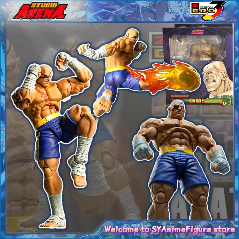 

Коллекционная фигурка Storm Toys Street Fighter Alpha 3/Zero 3 Сагат 1/12, подарок