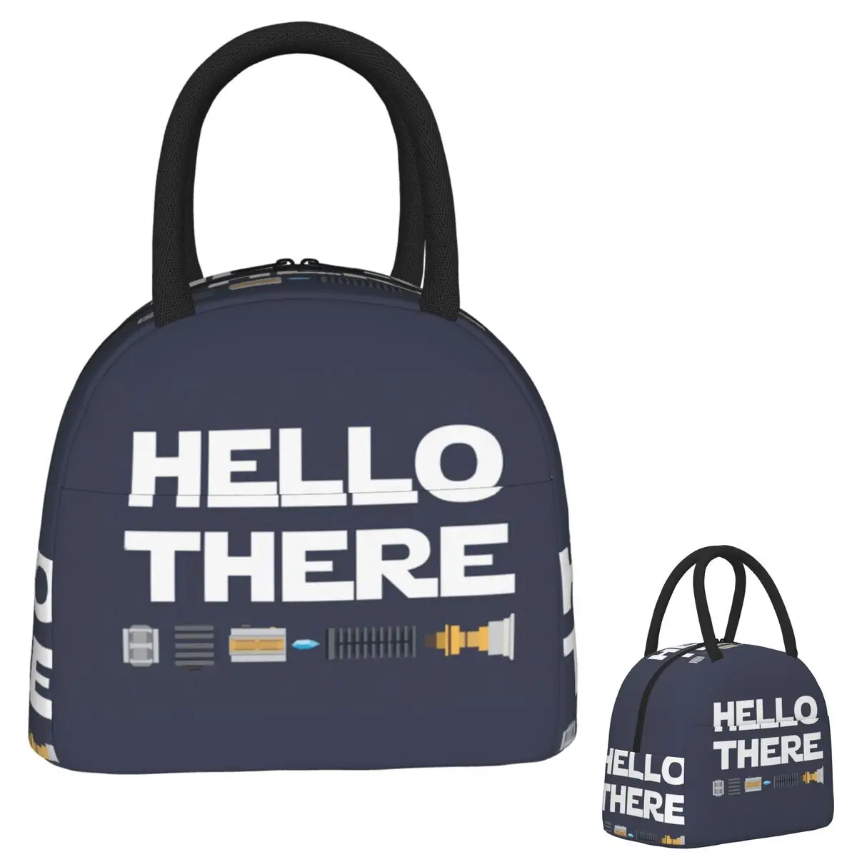 

Hello There Insulated Lunch Bag for Women Kids Portable Food Boxes Thermal Lunch Box Tote