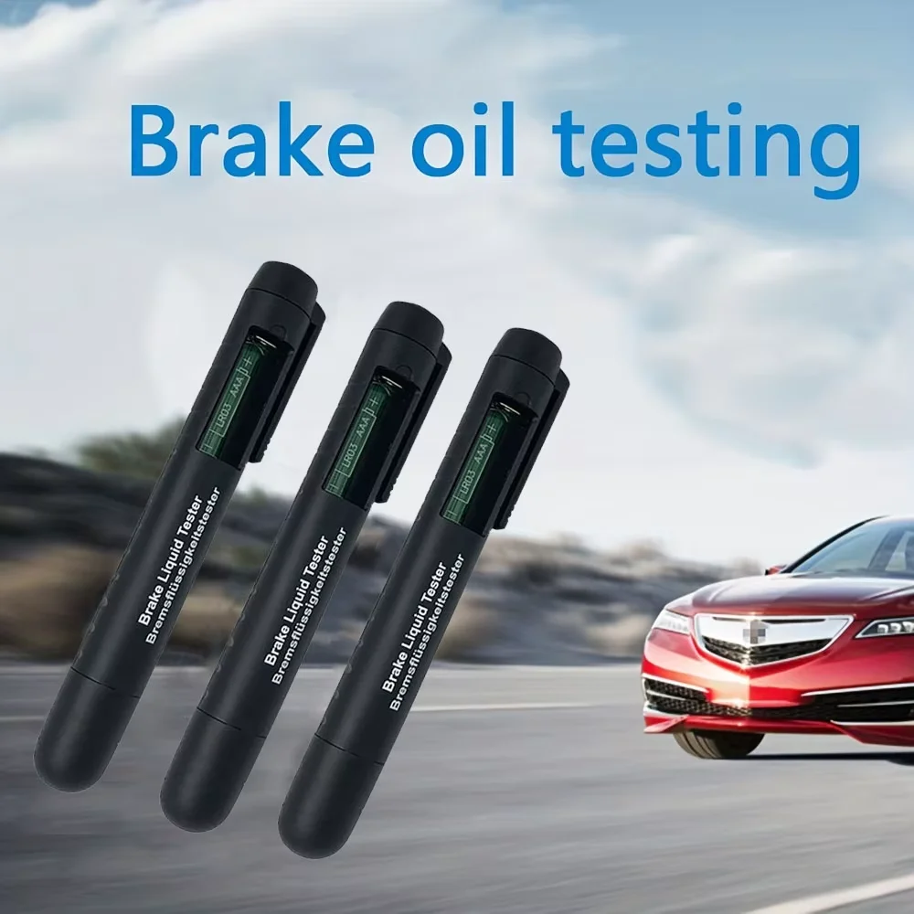 Universal Brake Fluid Tester Accurate Oil Quality Diagnostic Tools LED Indicator Liquid Testing Pen Automotive Brake Oil tester