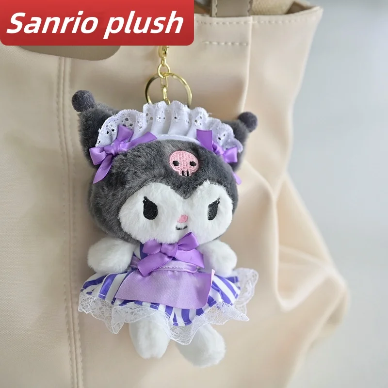 

sanrio kuromicute anime doll cinnamoroll plush my melody cartoon cinnamon dog kawaii keychain girl schoolbag charm birthday gift