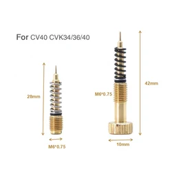 モーターサイクルキャブレター空気調整ネジ、混合燃料比、スロットルスクリュー、cv40 cvk34 36 40mm