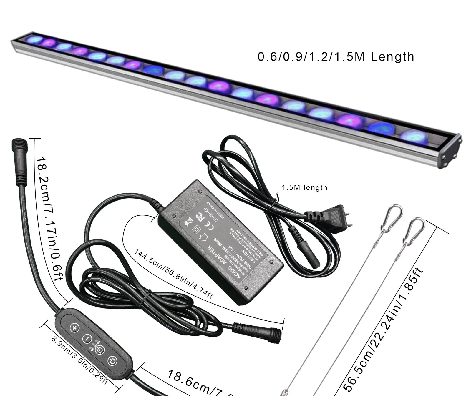 Aquarium Light Stick Landscape Intelligent Dimming Timing Full Spectrum LED Fish Tank Light