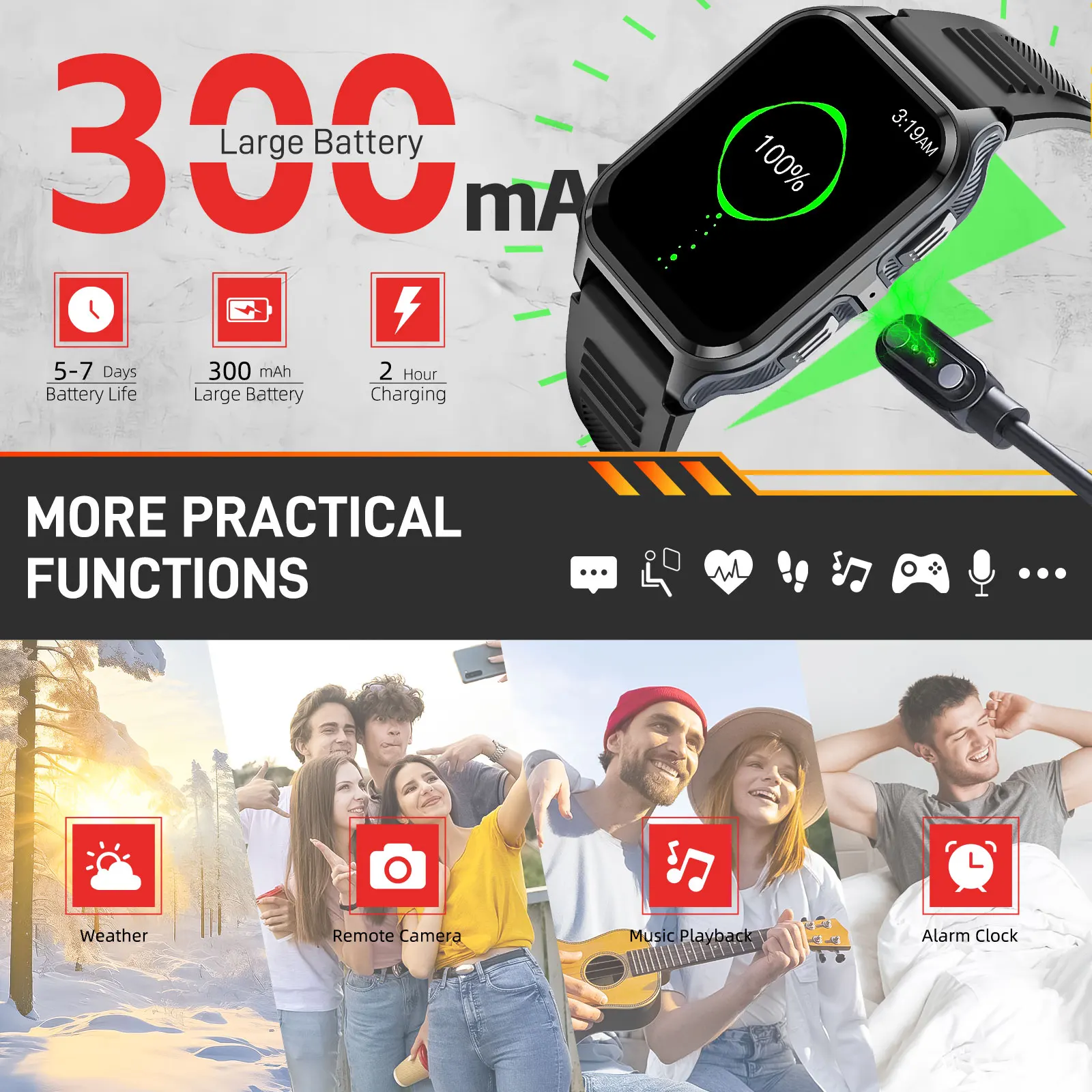 EIGIIS ساعة ذكية جديدة للرجال 3ATM مقاوم للماء تتبع اللياقة البدنية معدل ضربات القلب الدم الرجال الرياضة في الهواء الطلق ساعة عسكرية بلوتوث كال