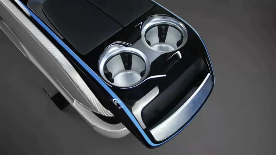 New Electric Central Console Armrest Fridge Storage Box USB Port Cigarette Lighter Wireless Charger Cup Holder