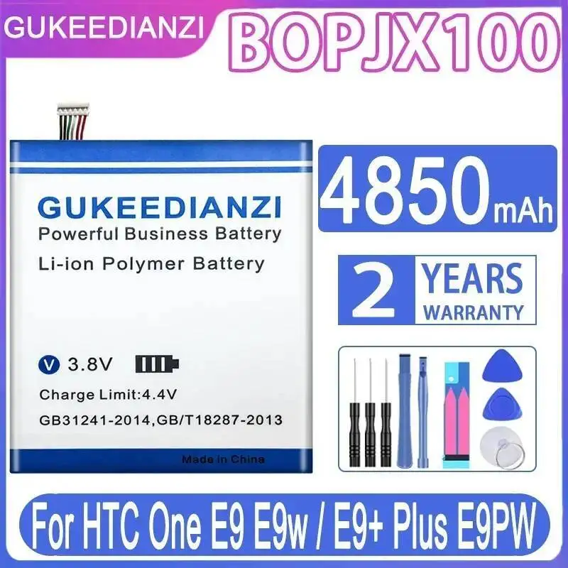 

High Compatibility Mobile Phone Battery 4850Mah For Htc One E9 E9w E9+ Plus E9PW BOPJX100 Version
