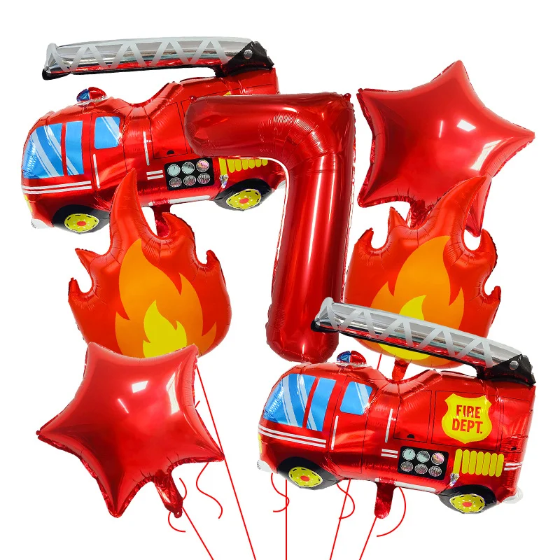 ชุดลูกโป่งฟอยล์รูปเปลวไฟธีมรถด - Balloon Arch Kit บทวิจารณ์และราคา