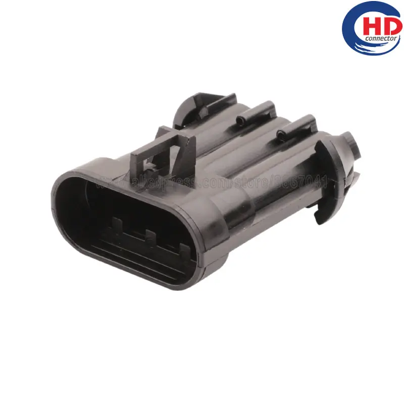 

3pin auto waterproof electric plastic wire harness connector Blower resistor fan plug 12124686