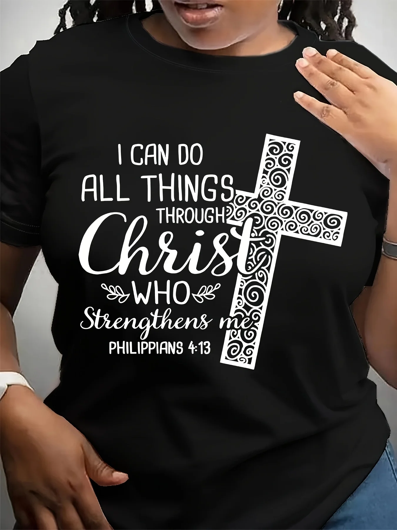 Men's Philippians 4:13 Verse T-Shirt - 