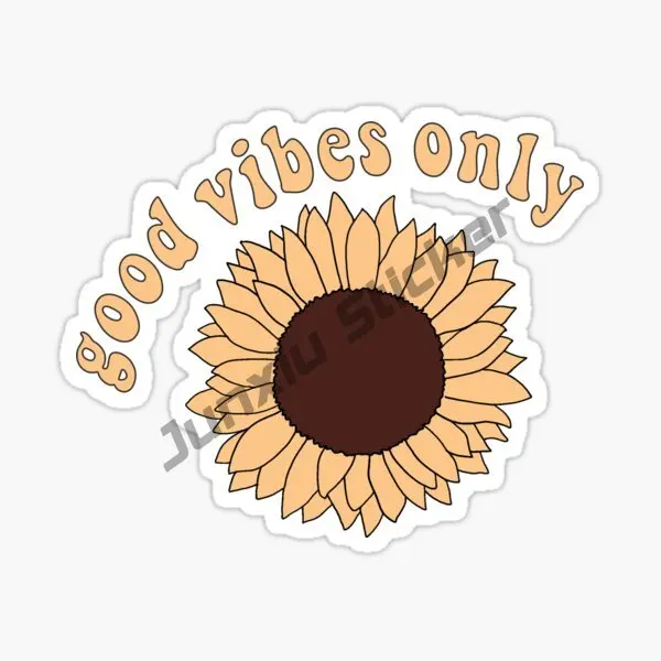 Good Vibes Sticker Pura Vida Sticker Oval PURA VIDA Decal Surf Stack Stickers Palm Trees Sun Island Paradise Glue Sticker