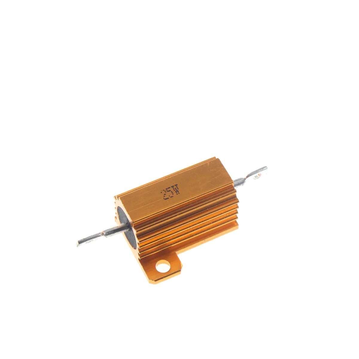 Imagem -02 - 30 Rohm Alumínio Power Metal Case Escudo Resistor Wirewound Peças Rx24 25w 0.1r 0.2r 0.5r 1r 2r 3r 4r 5r 6r 8r 10r 12r 20r 25r