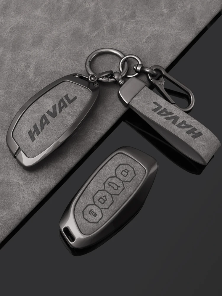 Legierung Auto Schlüssel Fall Abdeckung für Great Wall Haval H6 2024 H9 2024 H2 M6 Cool Dog Plus Eule Drachen MAX F7 F7X F7H H8 H3 Zubehör – Detail 2