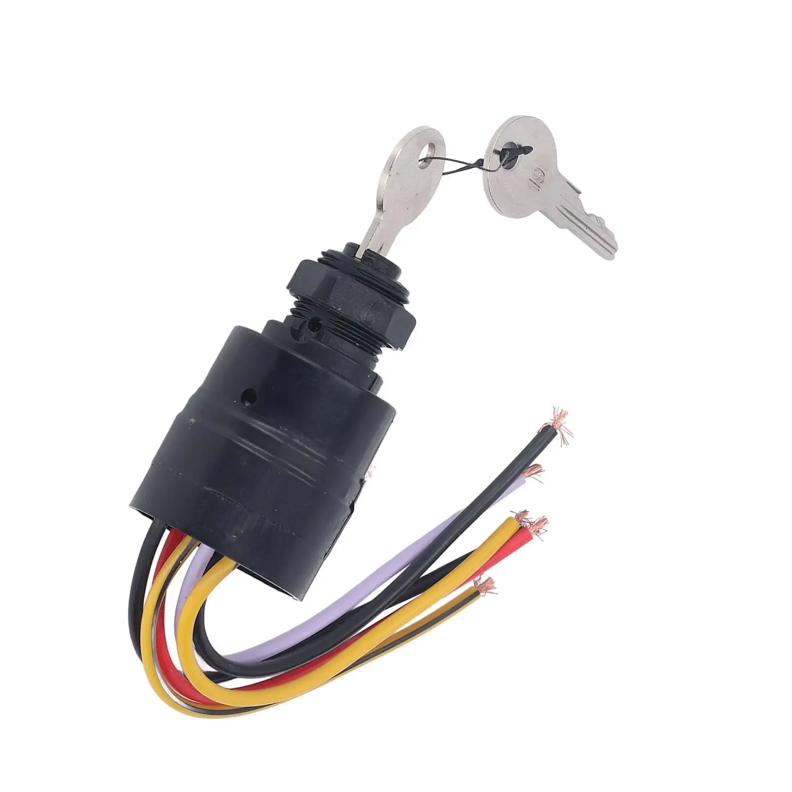 12V Push To Choke Ignition Key Switch - 3 Position for engine Control, Easy Installation, Durable & Reliable