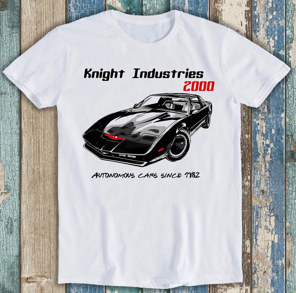 

Knight Rider KITT 1982 Pontiac Michael Industries Funny Gift Tee T Shirt Men's and Women's Same Crew Neck Pure Cotton T-shirt