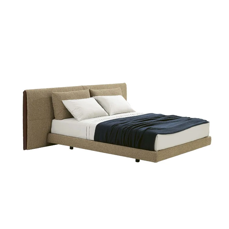 

Leather cloud bed Buster master bedroom fabric light luxury modern