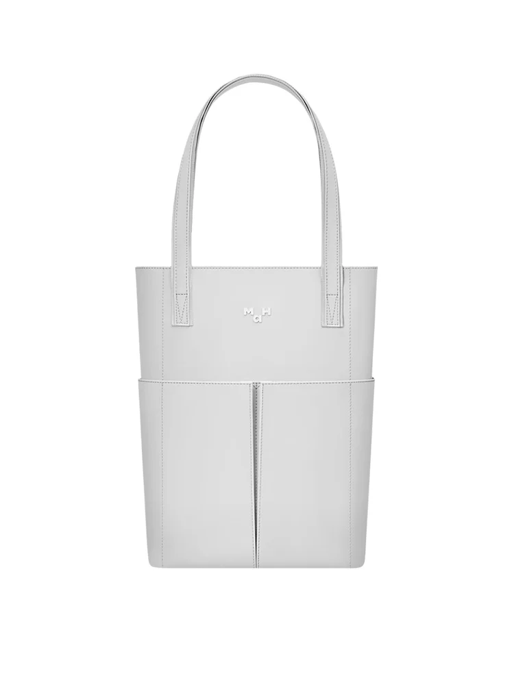 MAH-Bolsa de ombro simples casual de couro PU, cor pura, portátil, novo, 2023