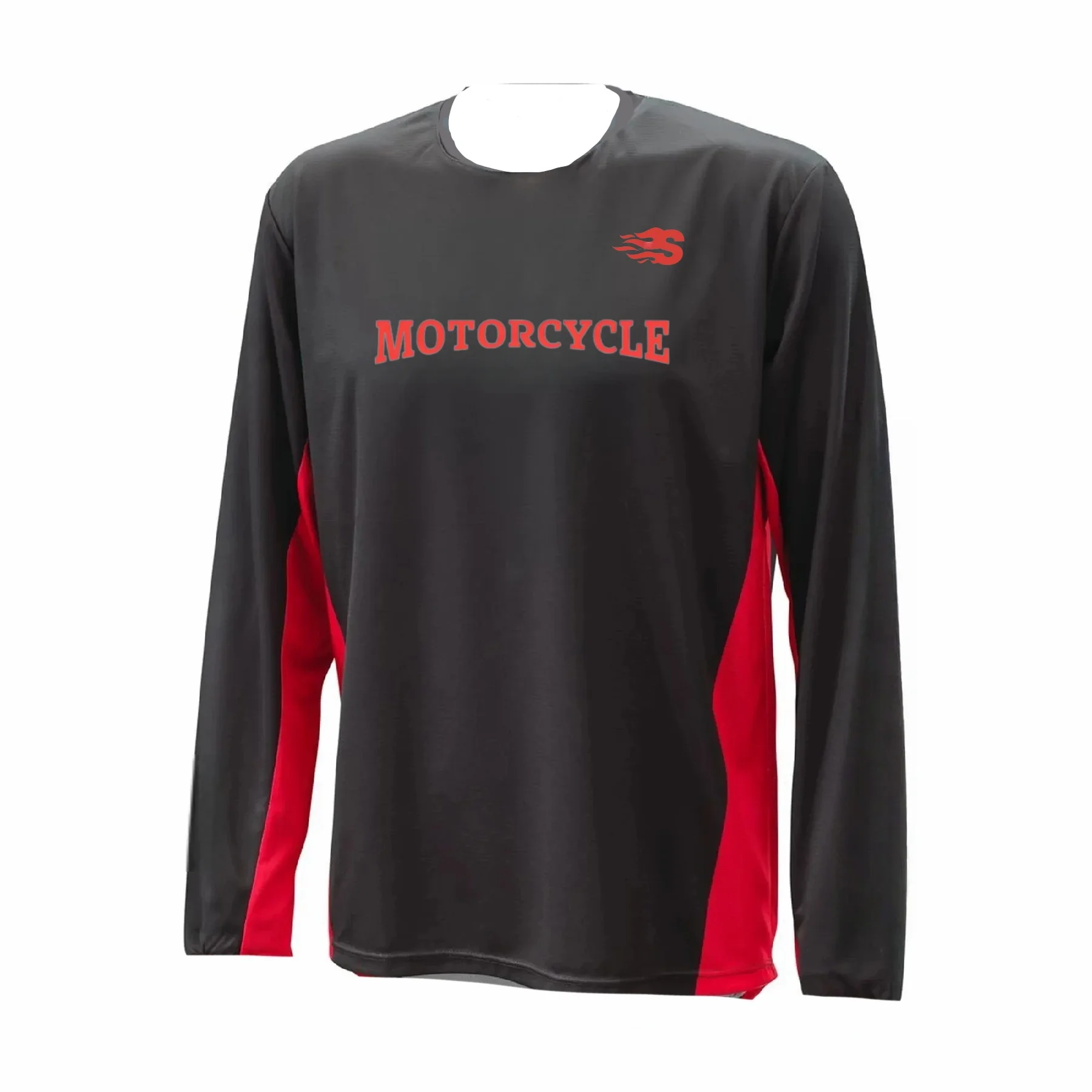 

Men's long sleeved T-shirt, off-road motorcycle, mountain bike riding clothes, quick drying breathable casual shirt