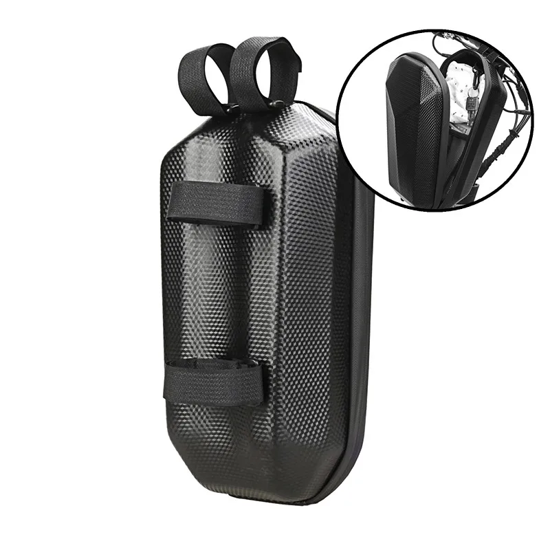 

Weatherproof Storage Bag for Electric Scooters and Bikes; Large Capacity Front Handlebar Bag