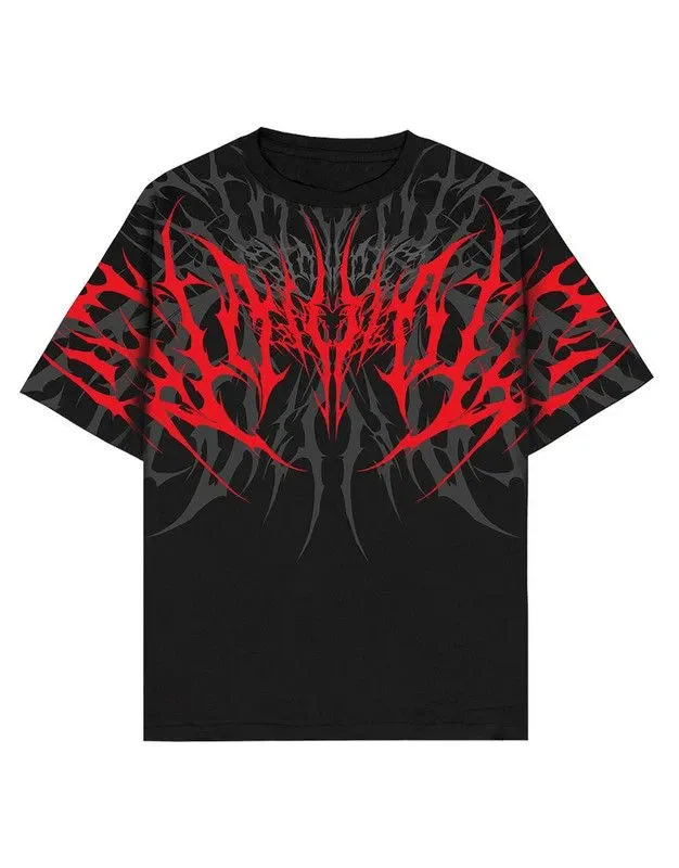 2026 Hochwertiges Cyberpunk-T-Shirt für Herren für Outdoor, Street-Gothic, Hip-Hop-Muster, perfekt für den täglichen Gebrauch, schnelltrocknend, atmungsaktiv – Detail 5