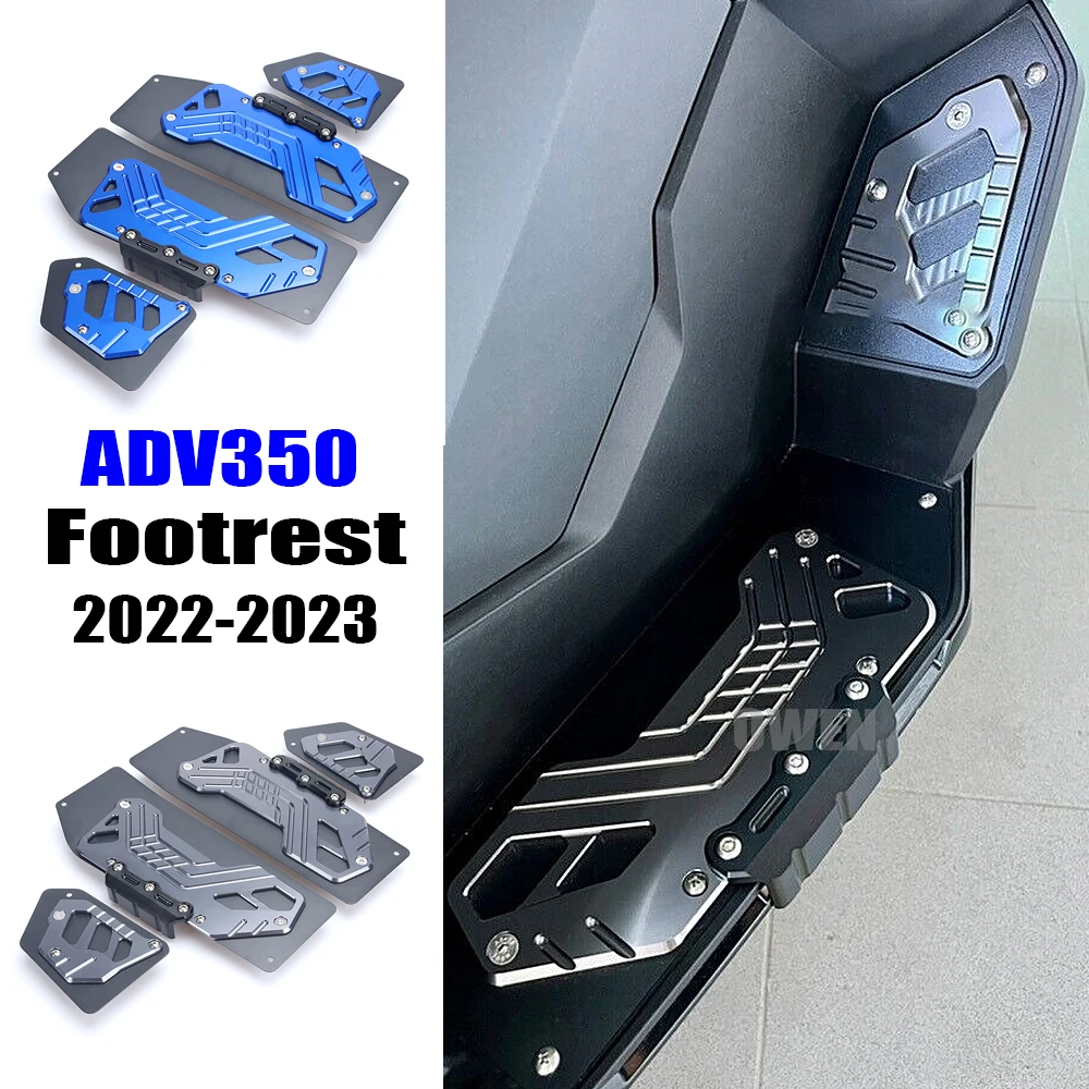 

ADV350 Adv350 Motorcycle Foot Pedal Footrest Pedal Kits Aluminum Footboard Step For Honda ADV 350 Adv 350 2022-2023