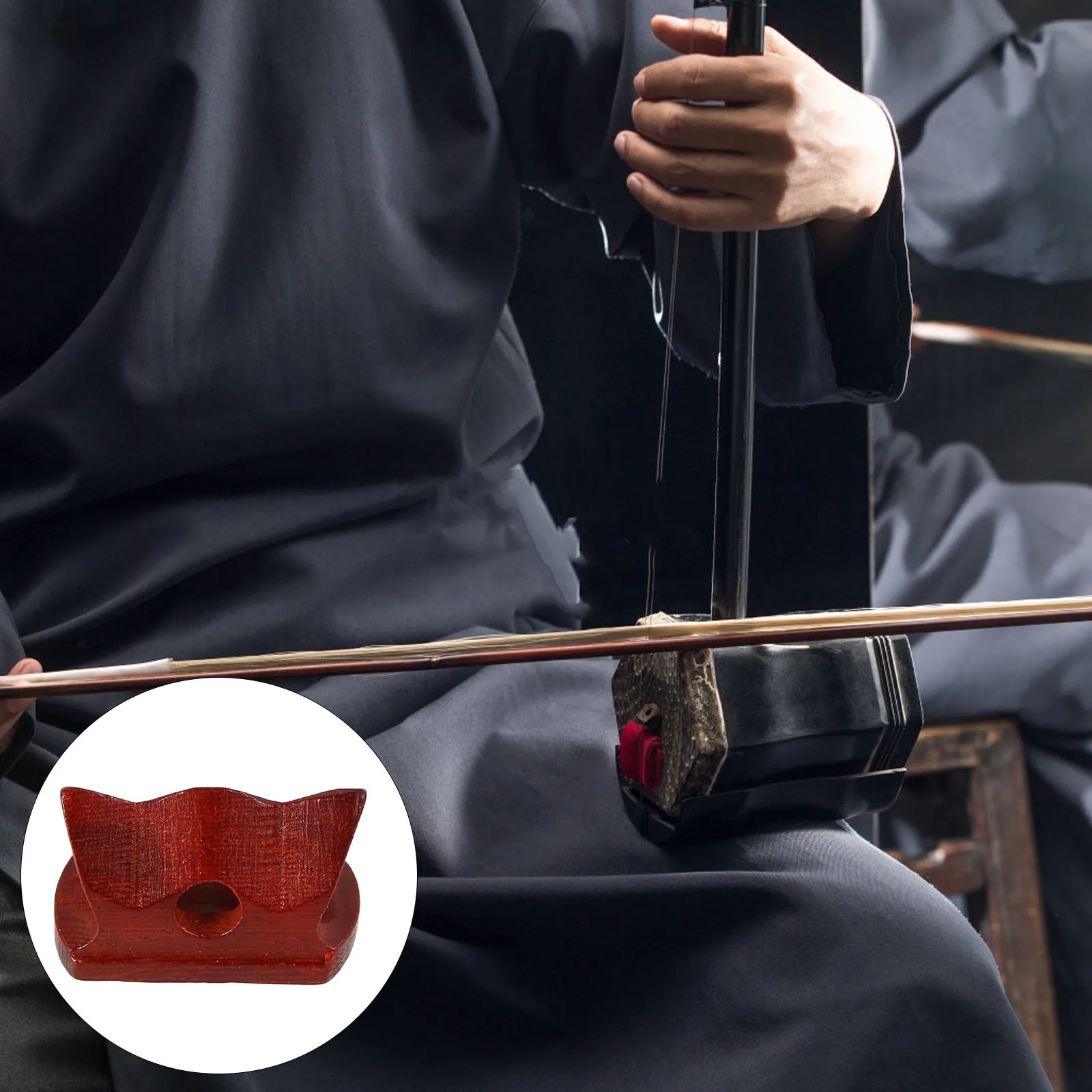 

Erhu Bridge Replacement Wooden Chinese Musical Instrument Part Traditional Sound Enhancing Accessory For String Players Erhu