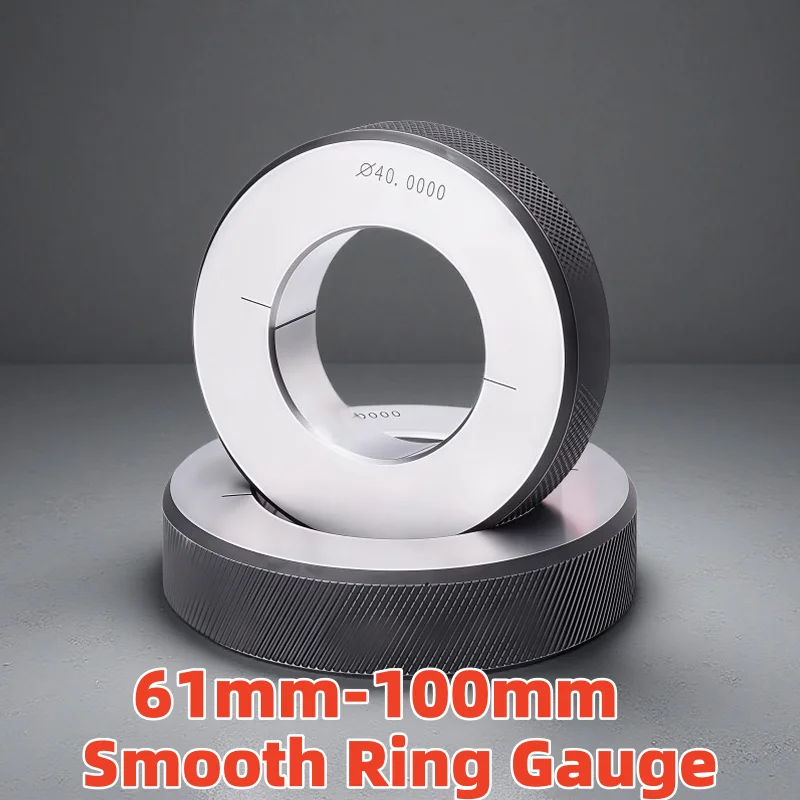 

1PCS Φ61mm-100mm Metric Smooth Ring Gauge On the Table Check Non-Standard Double Line Gauge Measuring Tool