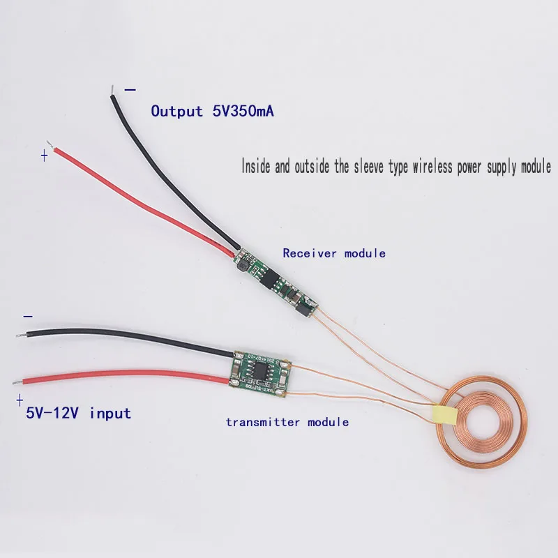 High Current 5V 350mA Inner Jacket Type Wireless Charging Module Wireless Power Supply Module