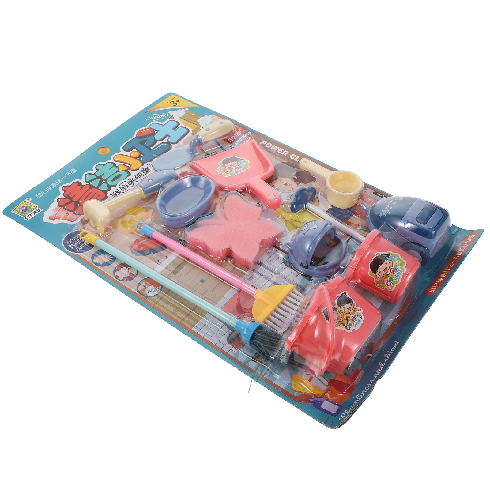 

Mini Cleaning Tool Simulation Toys Smooth Surface Pretend Over 3 Educational Gift Rich Colors Safe Role Playing