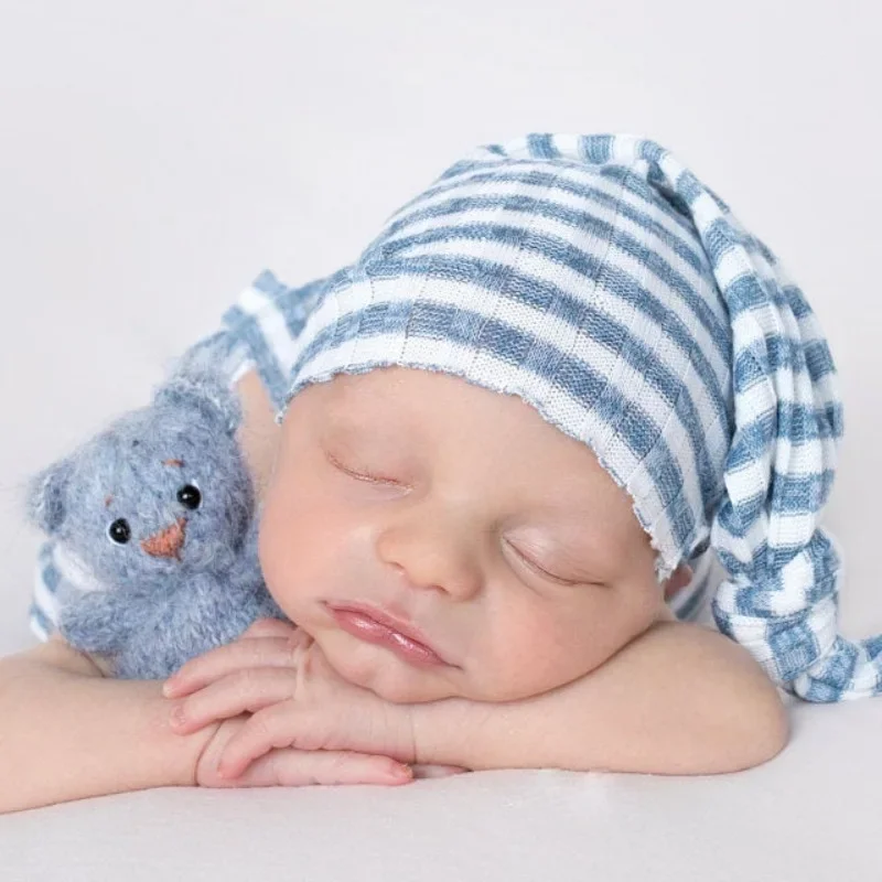 Newborn Photography Clothing Babies Accessories Newborn Baby Girl Boy Baby Girl Romper Hat Newborn Photography Props Clothes