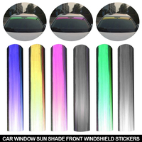 100cm Car Sun Shade Front Windshield Sunshade Protector Solar Window Tint Film Heat Insulation Color Changing Film Universal