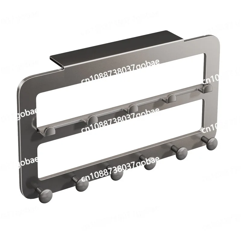 

No punching door hook, non-marking viscose hanger, bedroom storage multi-functional rack