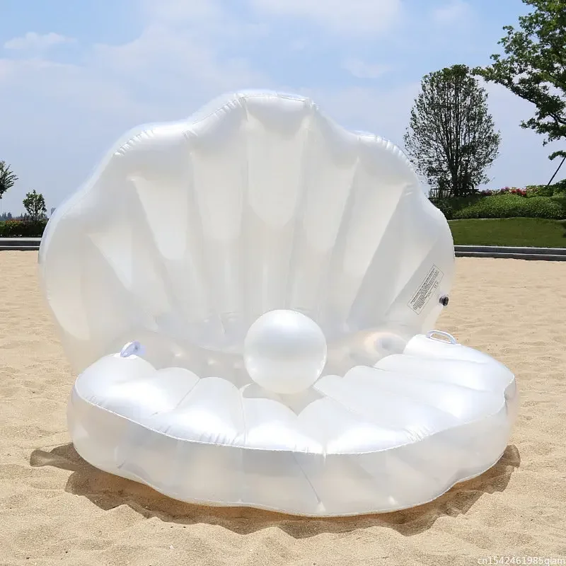 Inflatable Swimming Pool Inflatable Water Mattress Toys Bathing Mattress Rubber Ring Shell Kayak Boat Ring