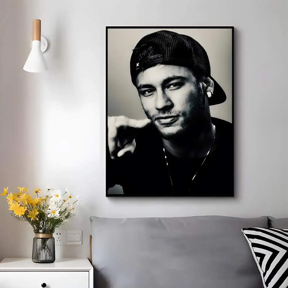 Athletic Player Neymar Poster Trendy Aesthetic Wall Decor for Dorm & Bedroom